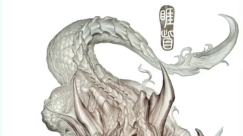 山海的设计总是那么独特 新进化宠【睚眦】模型/技能更详细的设计稿 浑身金属铠甲皆可攻击#妄想山海 #