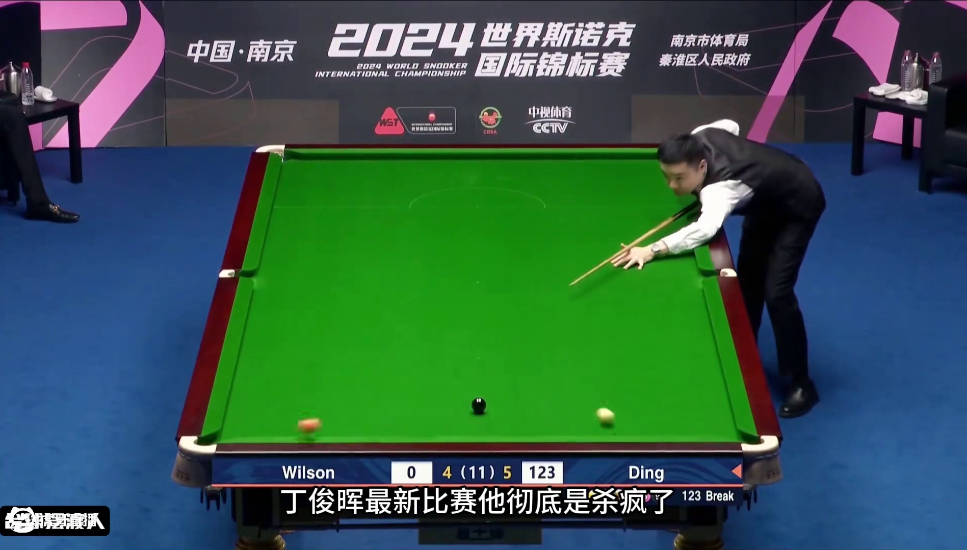 丁俊晖彻底杀疯了，赛点局强势破百一杆制胜，强势晋级半决赛 #斯诺克 #台球 #丁俊晖 #晋级 #斯诺