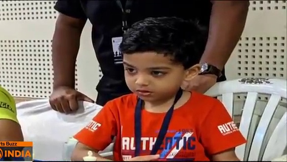 印度3岁神童，国际象棋♟国际等级分达1555分！ 印度的Anish Sarkar创造了一个历史性的里