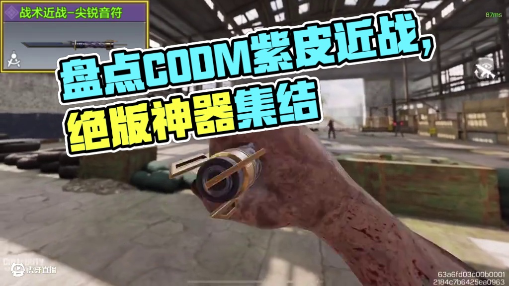 盘点CODM所有紫皮改模近战！你一共拥有几个？#使命召唤手游