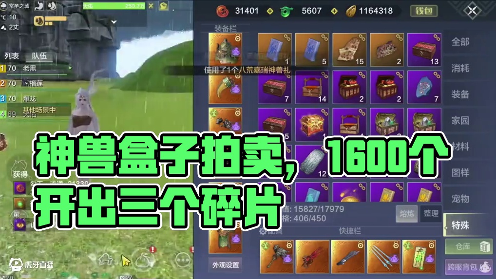 居然有人找我开1666个神兽盒子！又到了跨服拍卖时间 今天你运气怎么样？#妄想山海 #手机游戏