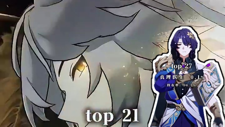 猜猜谁是本期虚构使用冠军！！2.7虚构使用率排行(附持有率)#崩坏星穹铁道 #毗乃昆尼末法世记 #乱