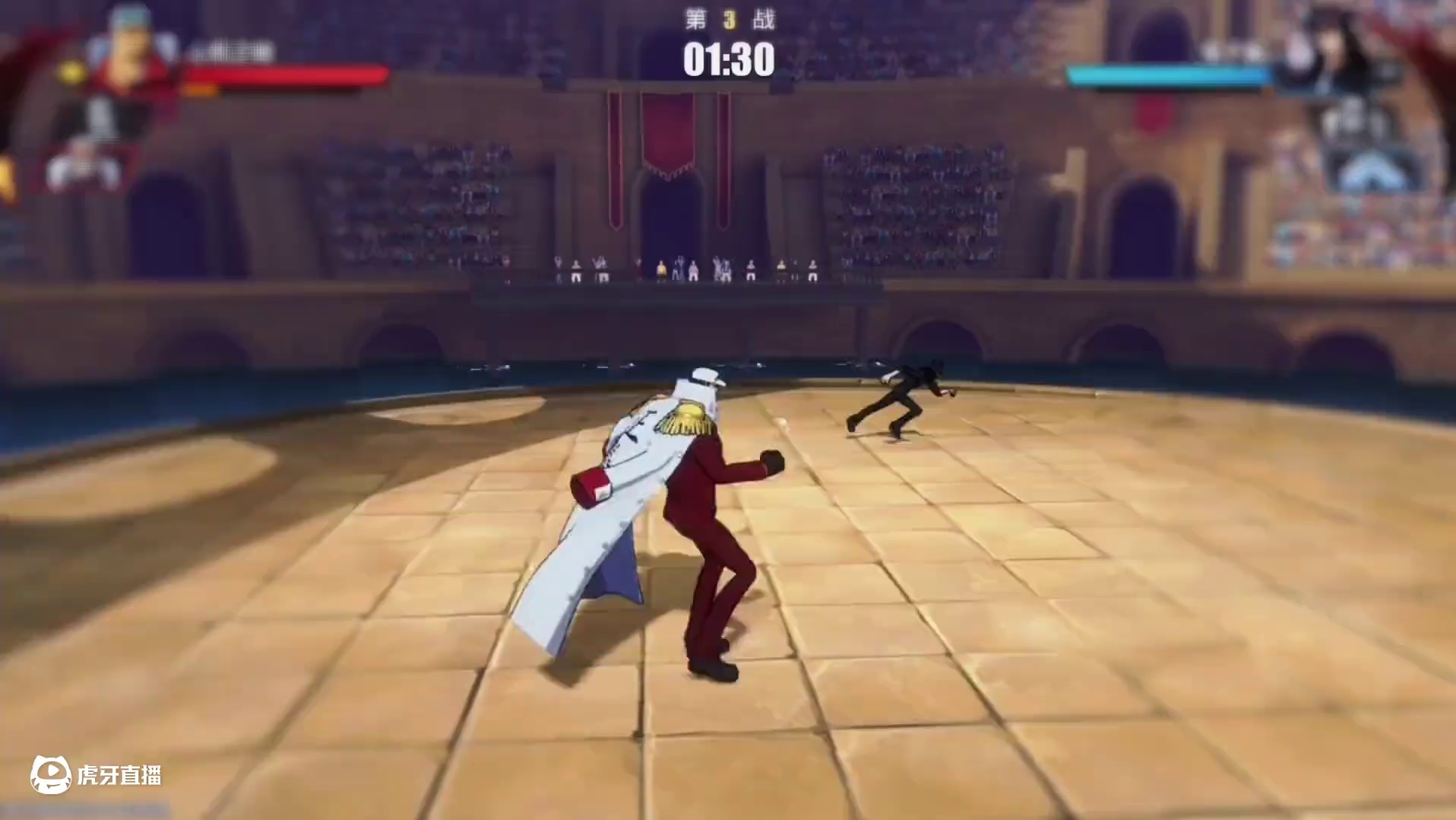 遭遇月初传说九十几胜率路奇高手！且看大将赤犬如何拿捏#航海王热血航线