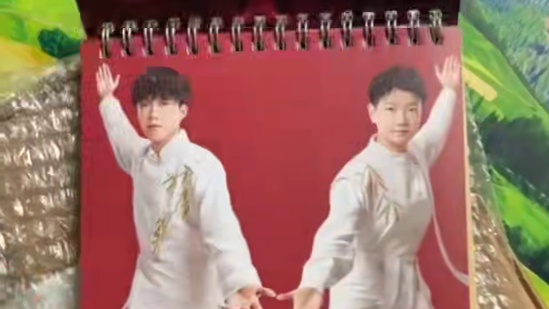 2025莎头组合新年台历。#孙颖莎 #王楚钦 #莎头组合