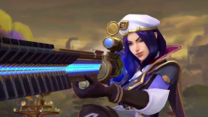 手游双城之战凯特琳特效居然做的这么好 #英雄联盟手游 #lol手游双城之战 #lol手游双城皮肤