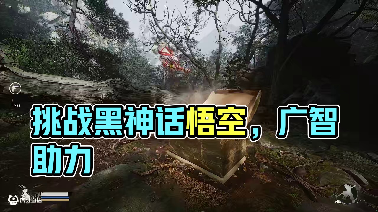 换一种打法通关黑神话之我是枪神，广智救我？ #黑神话悟空 #广智救我 #天命人