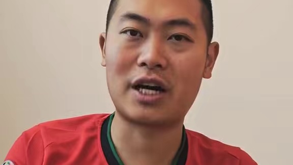 足协杯决赛小插曲，球迷骑行11天1500公里去温州有话说~ #足协杯决赛 #山东泰山 #上海海港