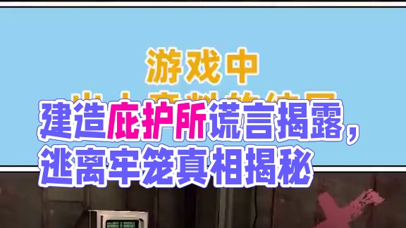 到底是谁建造了这栋庇护所呢？ #游戏剧情 #游戏结局