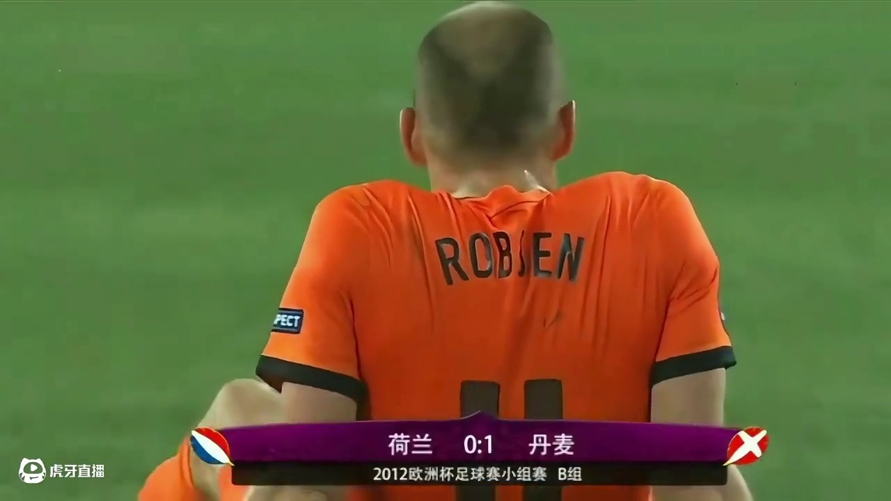 2012欧洲杯小组赛第一轮【荷兰vs丹麦】郁金香首战失利#欧洲杯 #足球的魅力