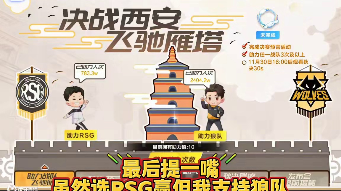 秋季赛总决赛冠军预测！