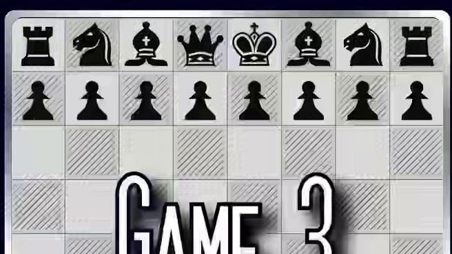 2024年世界冠军赛第三局！#国际象棋 #2024年国际象棋世界冠军赛