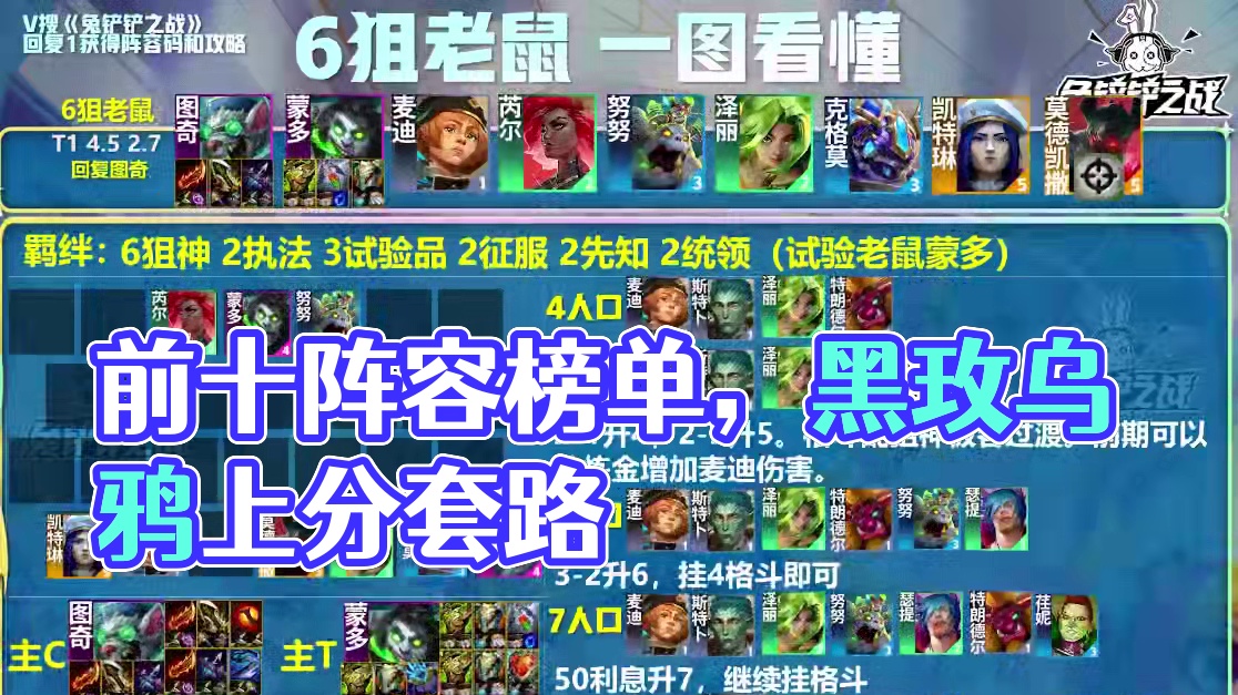 11.29日国服前十阵容榜单！不知道玩什么看这里！ #金铲铲冲分阵容推荐 #金铲铲S13 #云顶之弈