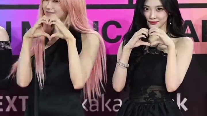 MMA红毯颁奖典礼获得三个奖项AESPA穿搭颜值 #aespa #柳智敏 #宁艺卓 #mma #红毯