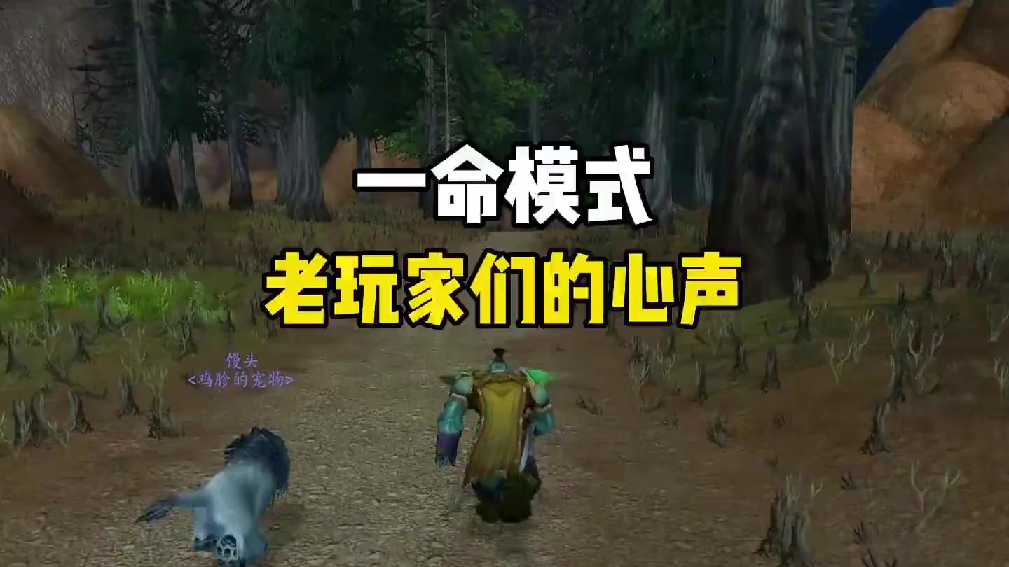 一命模式 老玩家们的心声  #魔兽世界专家模式 