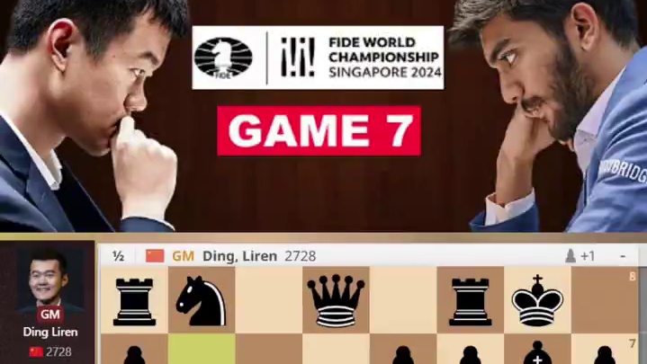 复盘讲解2024世界冠军赛第七轮！“我被击败了很多次，但从未被打倒”
#国际象棋 #丁立人 #202