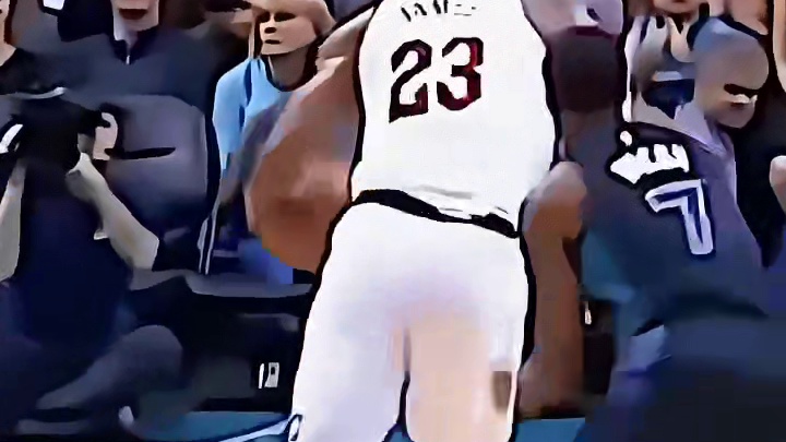 老詹这空中急刹有点东西