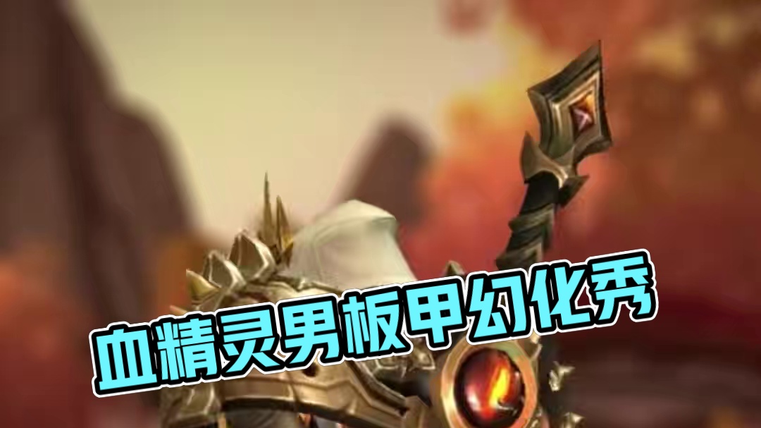 圣殿勇士，魔兽幻化秀，血精灵男板甲幻化穿搭分享 #魔兽世界幻化 #幻化 #板甲幻化 #魔兽幻化 #晒