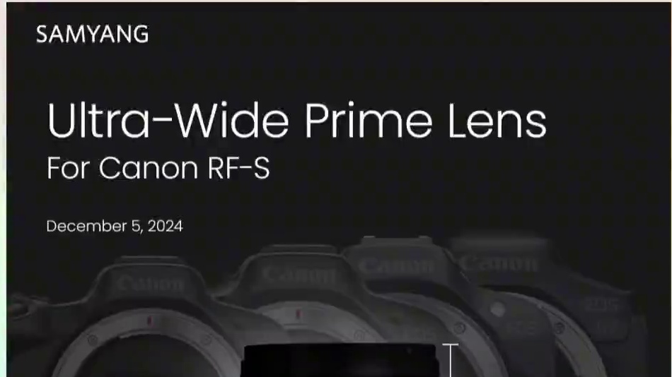 除了AF 35mm f/1.4 P FE之外，森养还将推出适用于佳能RF卡口的AF 12mm f/2