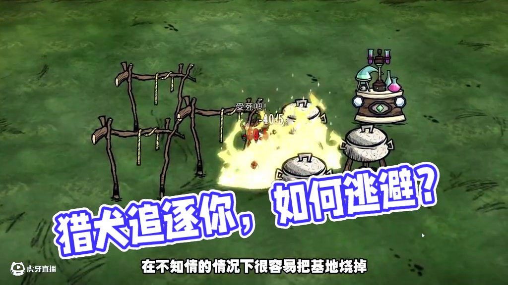 饥荒联机版：你被猎犬追过吗？ #饥荒 #游戏视频