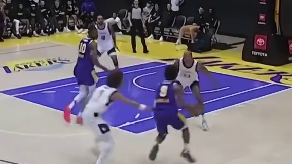 布朗尼全场15中6得到16分4篮板2助攻1盖帽，南湾湖人119-111战胜圣地哥快船#布朗尼