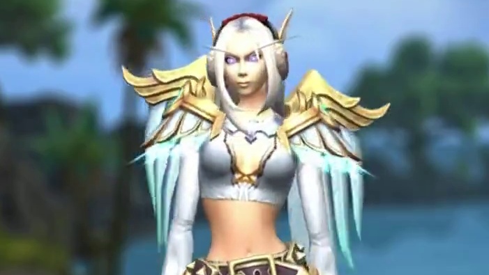 天使生存猎，魔兽世界血精灵女猎人幻化穿搭分享 #魔兽幻化 #猎人幻化 #魔兽世界幻化 #幻化 #内容