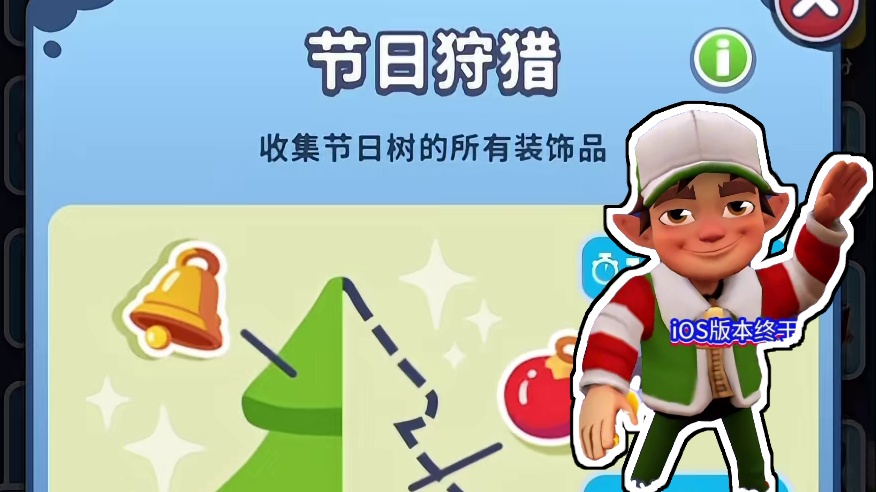 地铁跑酷冬季仙境解读