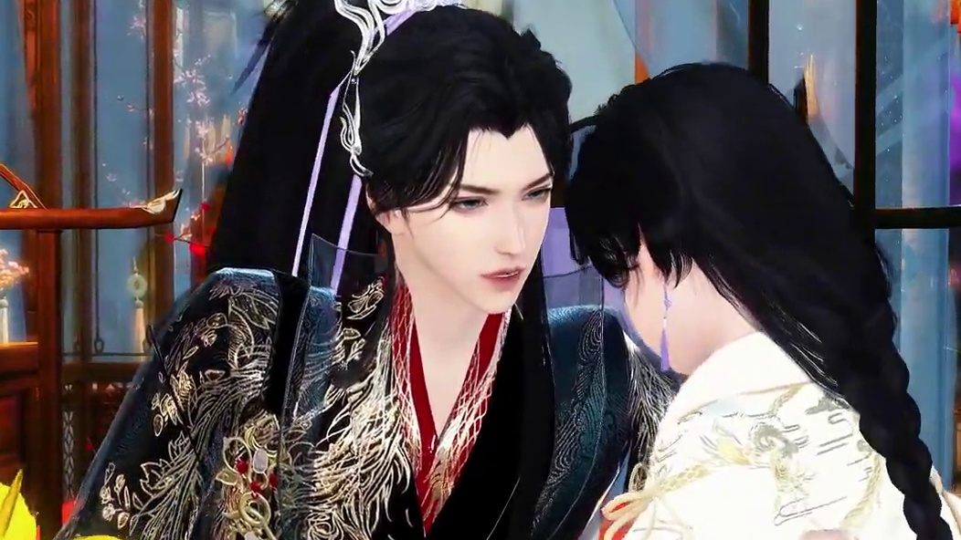 与君共余生 ：柠柠,等我回来,我们成亲. #逆水寒ol   #甜宠     #短剧动漫古风     