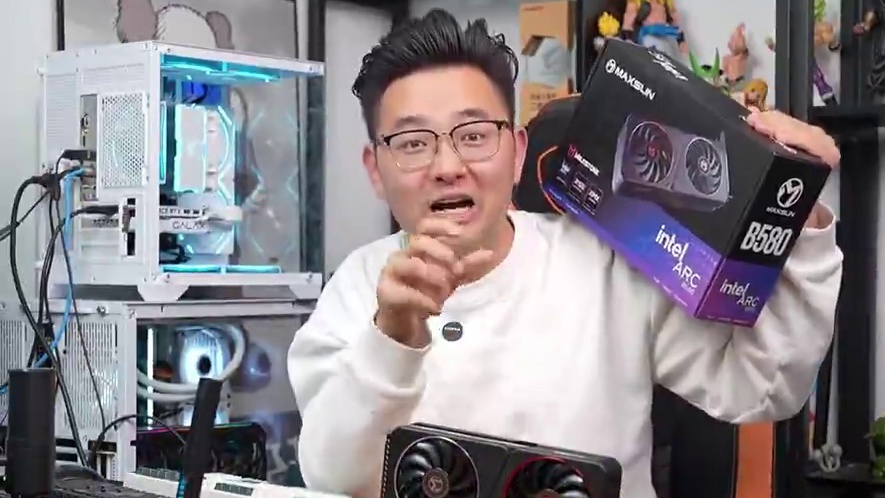 Intel Arc B580开箱点评！ 附加搭配方案！3899元13400F搭配铭瑄ArcB580 