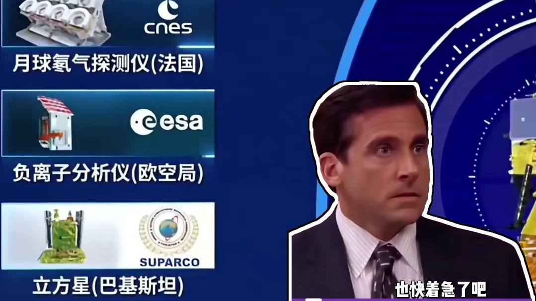 巴基斯坦卫星：兔哥，月球站停一下