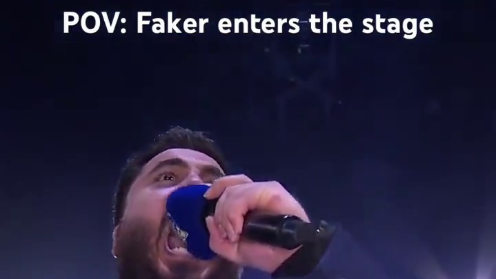 这就是英雄联盟唯一的GOAT吗？ 英雄联盟红牛杯Faker登场，全程沸腾，尖叫不止，人群簇拥！ #F