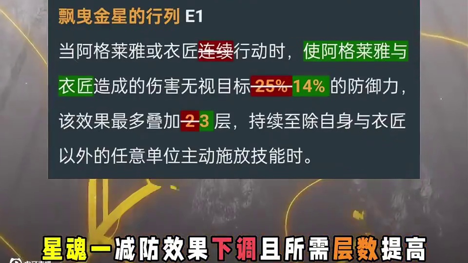 阿格莱雅v3平衡调整！！#崩坏星穹铁道 #在第八日启程 #新角色 #阿格莱雅 #崩坏星穹铁道前瞻