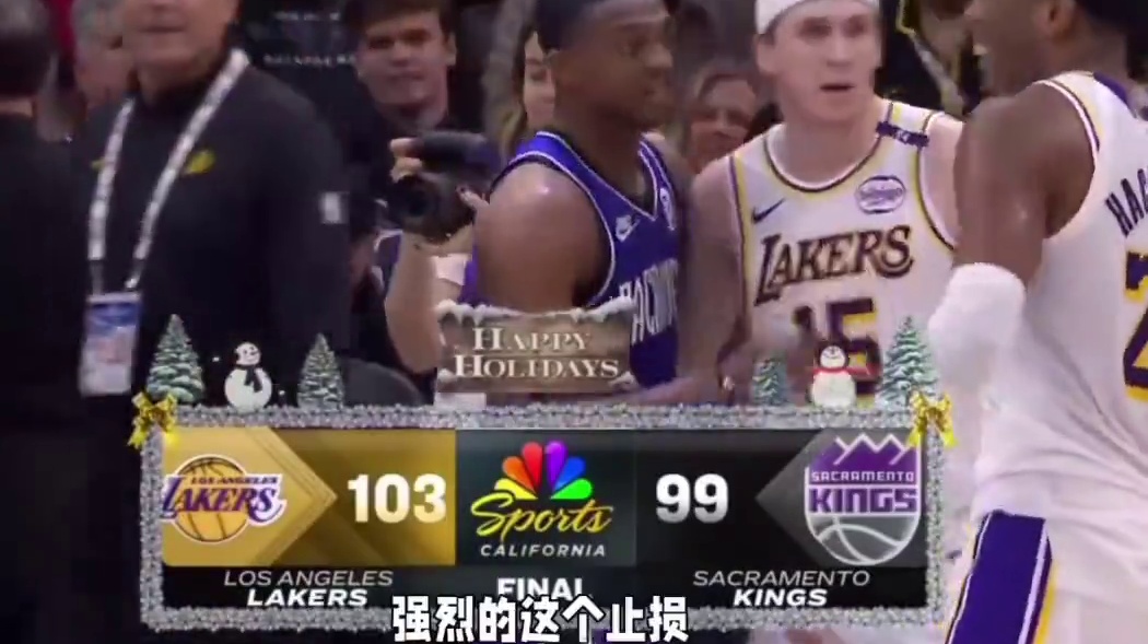 詹姆斯32+7+6+4断再创纪录！八村塁关键篮板湖人三杀国王#爱篮球没理由 #篮球 #篮球 #拿球说