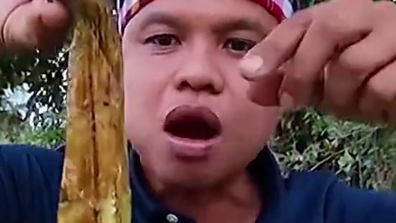 烤茄子烤辣椒️独头蒜生腌小河鱼 #泰国美食 #户外美食 #泰国生活 #美食