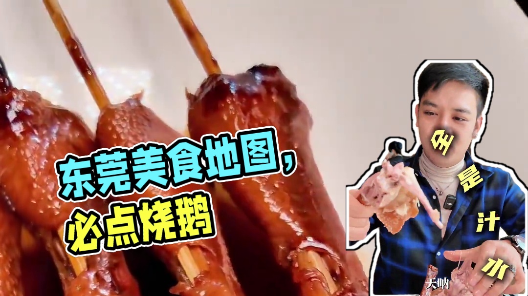 “无鹅不成宴”，东莞的美食居然能做成地图！ #来东莞就为这一只烧鹅 #沉浸式体验东莞马拉松 #广东d