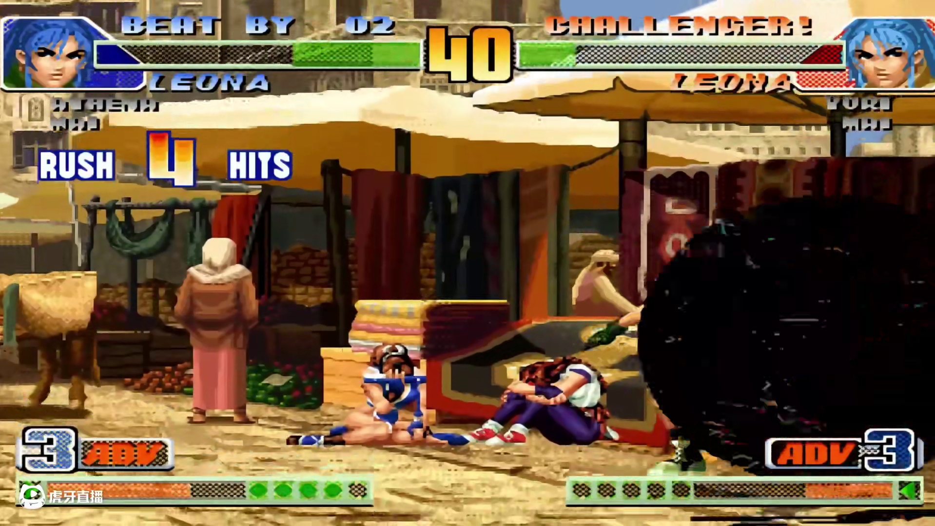 拳皇98c：此人恐怕是最凶的莉安娜了，疯狗般进攻让人捏把冷汗