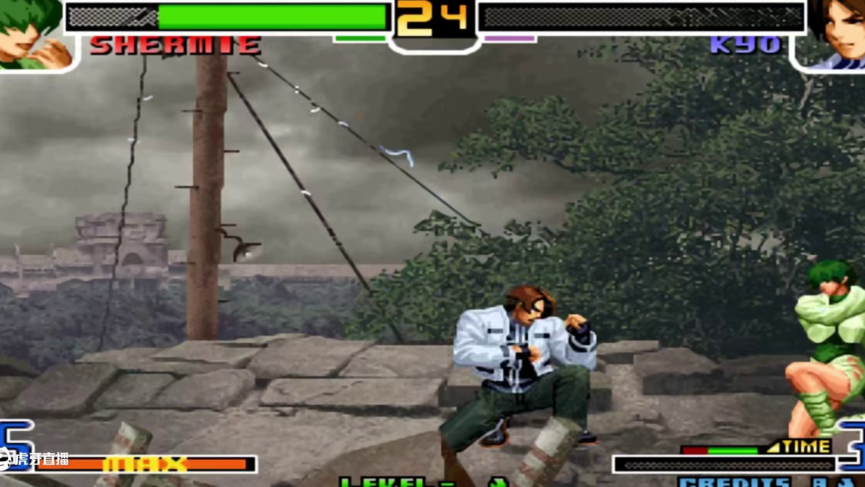 拳皇2002风云：里草隐藏零式伤害爆表，强如肖陈全也被逼到墙角