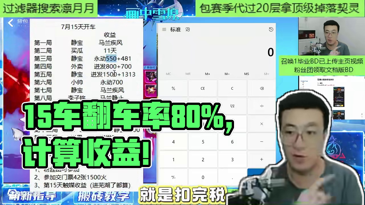 十五车7月开完了，收益如下！ #火炬之光无限 #火炬之光无限ss7新赛季 #宿命塔罗