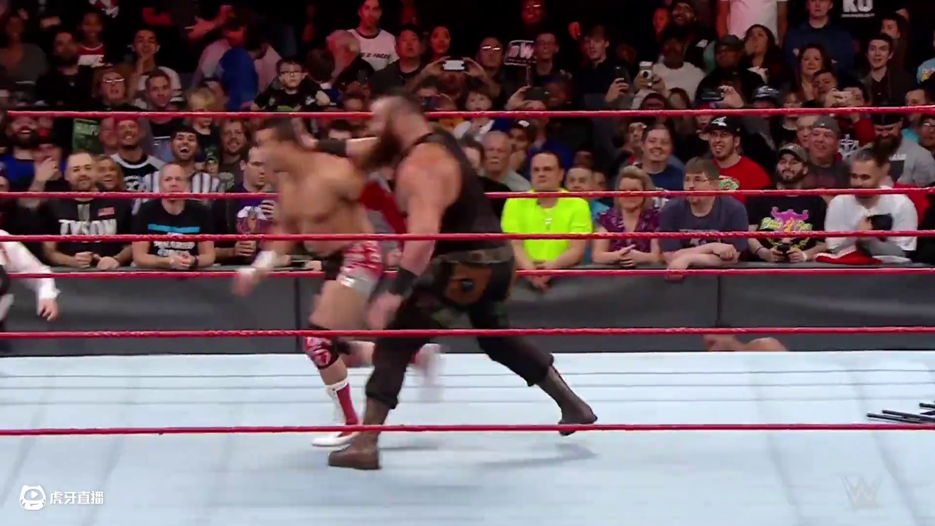 萨米辛声东击西偷袭布洛朗斯图，杰里科密码破解放倒赛斯 #wwe #摔角 #布朗斯图曼 #赛斯罗林斯