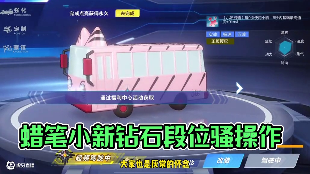 蜡笔小新跟小葵年纪轻轻就出来挣奶粉米了#QQ飞车手游 #蜡笔小新 #qq飞车蜡笔小新小白车 #小新的