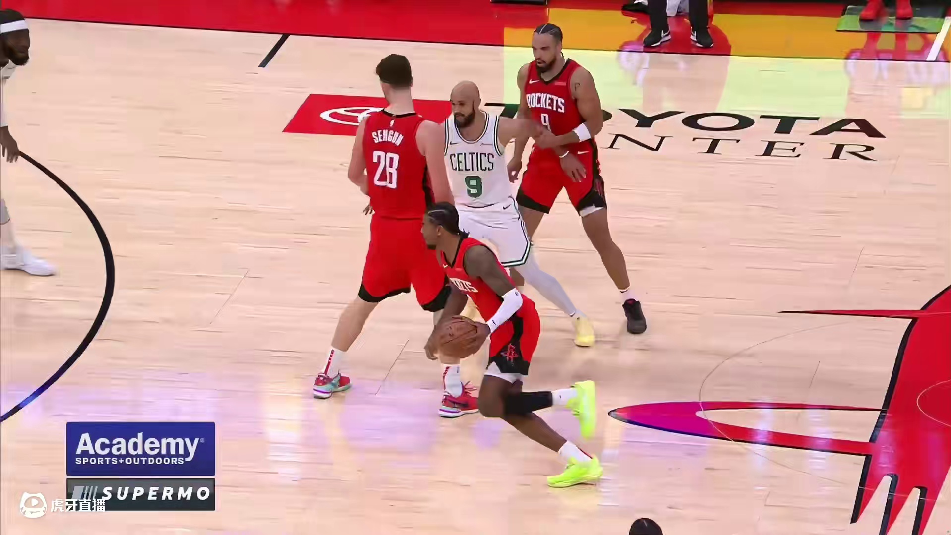 再接再厉！杰伦-格林对阵凯尔特人27分高清集锦