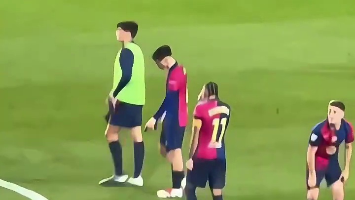 就靠小罗、梅西，现在是亚马尔