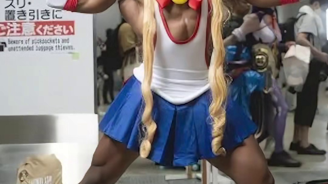 霓虹金还是抽象的没边 #c105 #日本漫展 #cos #整活 #二次元