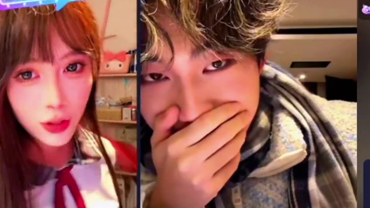 捏蓝PK校裙，坏了，国服大佛立了，谁来拆一下#永劫无间#不会捏蓝#校裙