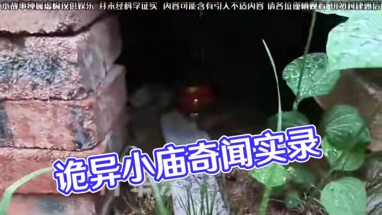 诡异的小庙 #白天刷不到晚上逃不掉系列 #灵异故事 #奇闻异事 #有声漫画 #睡前故事