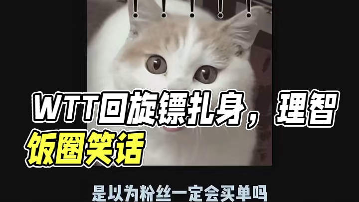 WTT这波属实是回旋镖扎自己身上了