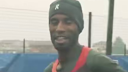 摄影师都快跟不上贝克勒了！ 
#特拉胡恩海尔贝克勒#Campaccio越野赛 #田径 #世界田联