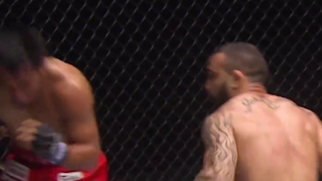 拳头砸在身上噼啪作响！莱因克尔的比赛绝对足够刺激#ONE冠军赛 #唐凯VS阿卜杜拉耶夫