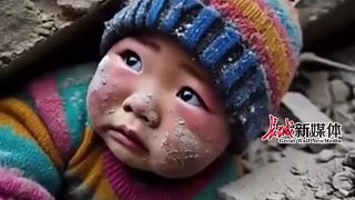 1月10日，#地震后小男孩被埋廢墟？  原作者回應(yīng)AI作品被傳謠，當(dāng)心別被AI騙了！