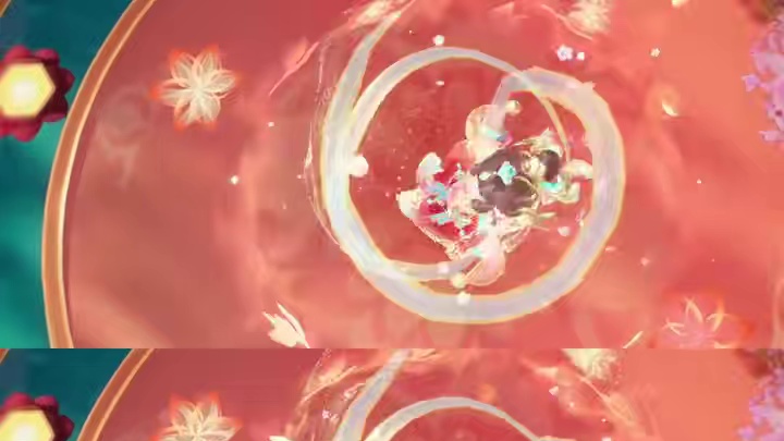 臻藏若凝vs超凡洛安、染色语音，舞姬贵妃都好美！#元梦之星 #元梦之星美食派对赛季 #元梦之星大唐风