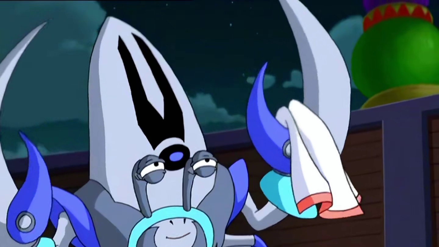 谁说螃蟹只会出剪刀，天晶兽变身激情天晶